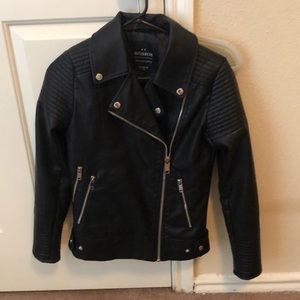Faux leather jacket
